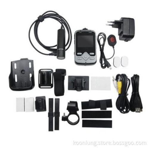 2-inch 1,080-pixel Wearable Sports Helmet Camera with IPX7 Waterproof, 5MP CMOS Sensor
